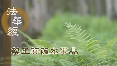 《法華經 藥王菩薩本事品》持齋茹素 降伏疾疫 - 第1831集