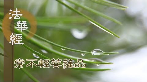 《法華經 常不輕菩薩品》常生謙恭 大勢圓滿 - 第1741集