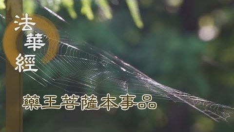 《法華經 藥王菩薩本事品》雲端道場 菩薩入世 - 第1828集