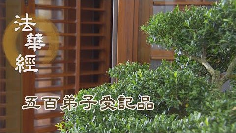 《法華經 五百弟子受記品》- 靜思惟修 入淨菩提 - 第1105集