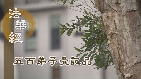 《法華經 五百弟子受記品》- 自在莊嚴 威德三昧 - 第1137集