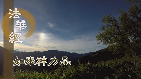《法華經 如來神力品》 諸法無量 法界無邊 - 第1784集