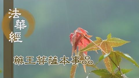 《法華經 藥王菩薩本事品》真誠無私 信願力行 - 第1823集