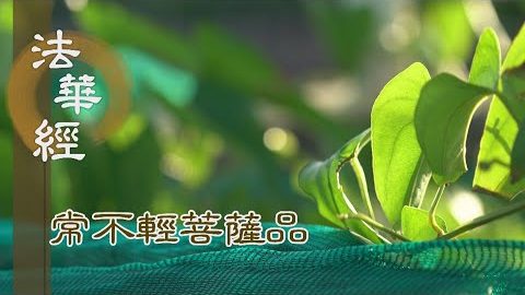 《法華經 常不輕菩薩品》違緣逆增 益堅道心 - 第1730集
